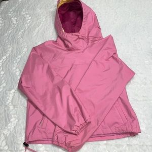 OBERMEYER Pink Pullover Windbreaker Jacket! Pink Ladies 12 Gore-Tex